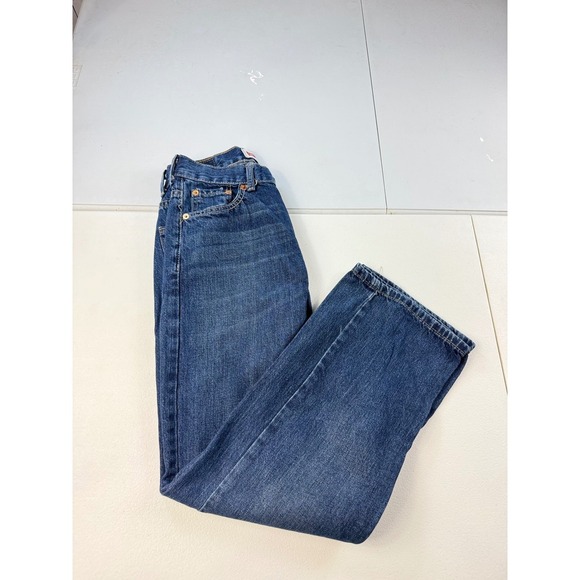 Levi's 550 Relaxed Fit Jeans Youth Size 12 Reg Boys Dark Wash Denim - Picture 1 of 10